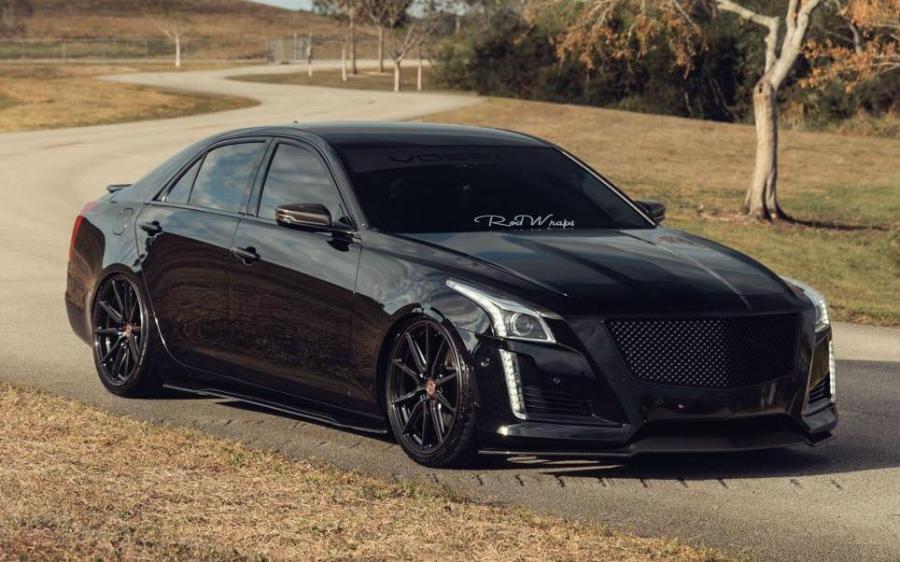 Cadillac CTS by RodWraps on Vossen Wheels (HF-3) '2019